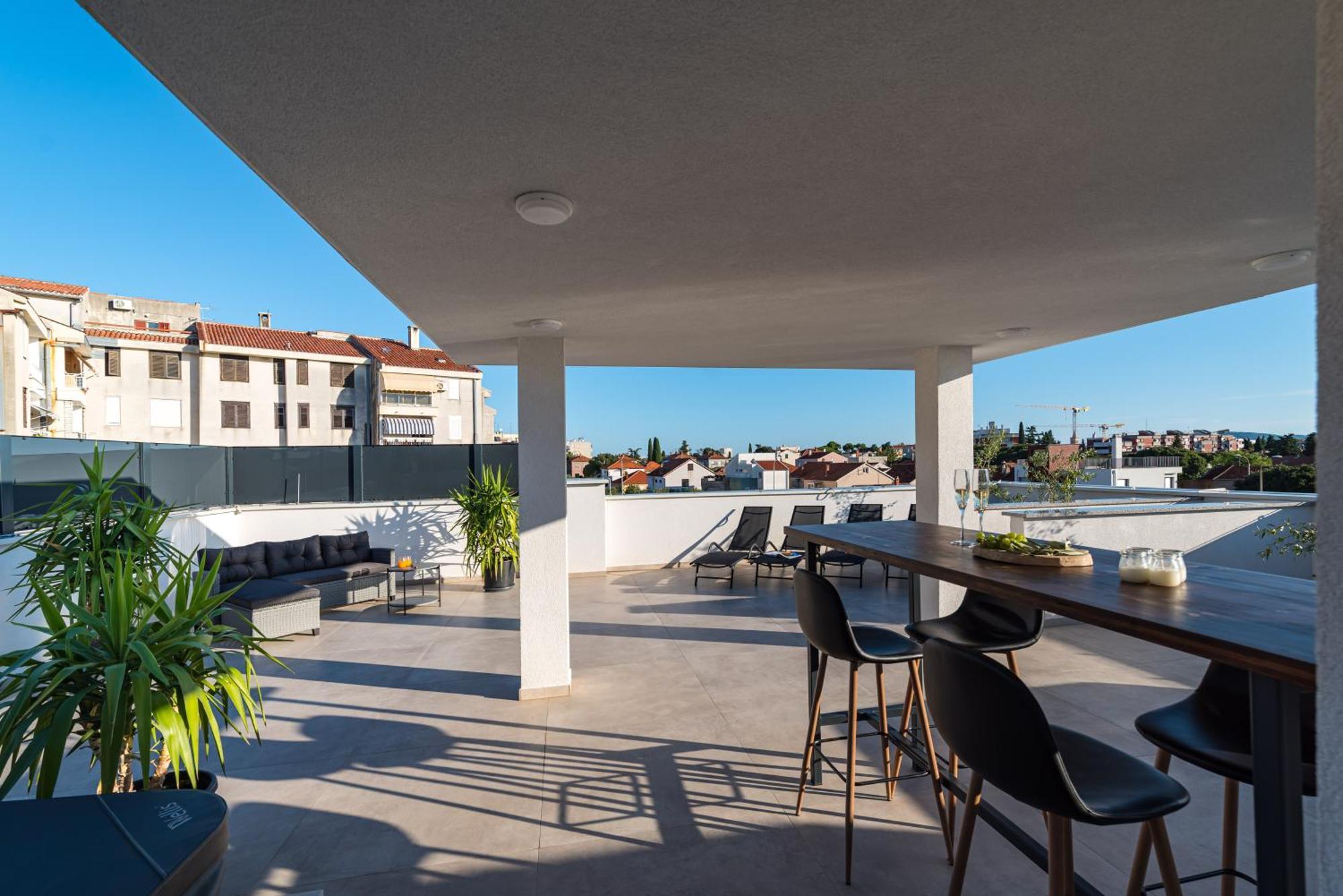 Apartment Dalmo Views Zadar Bagian luar foto