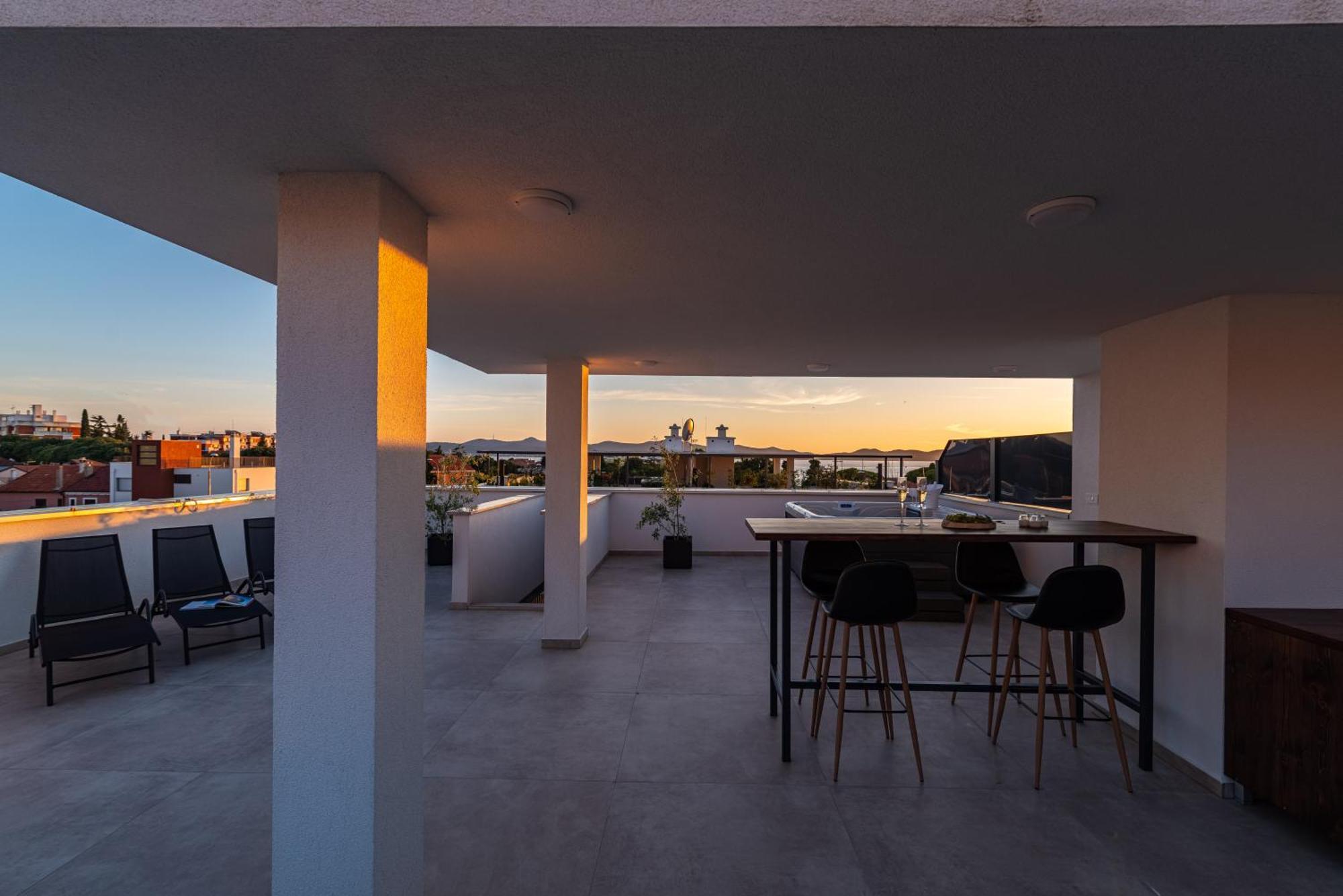 Apartment Dalmo Views Zadar Bagian luar foto