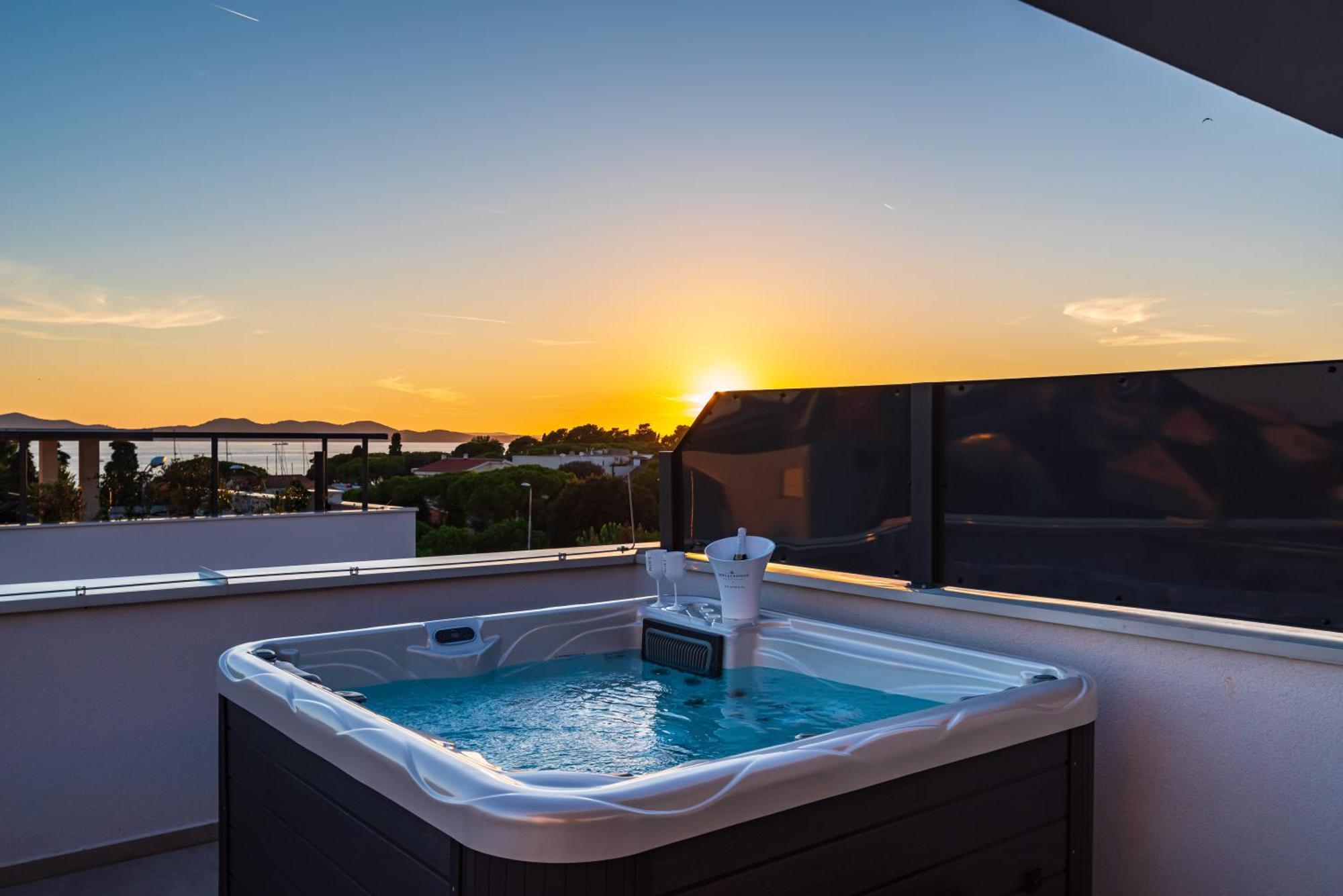 Apartment Dalmo Views Zadar Bagian luar foto