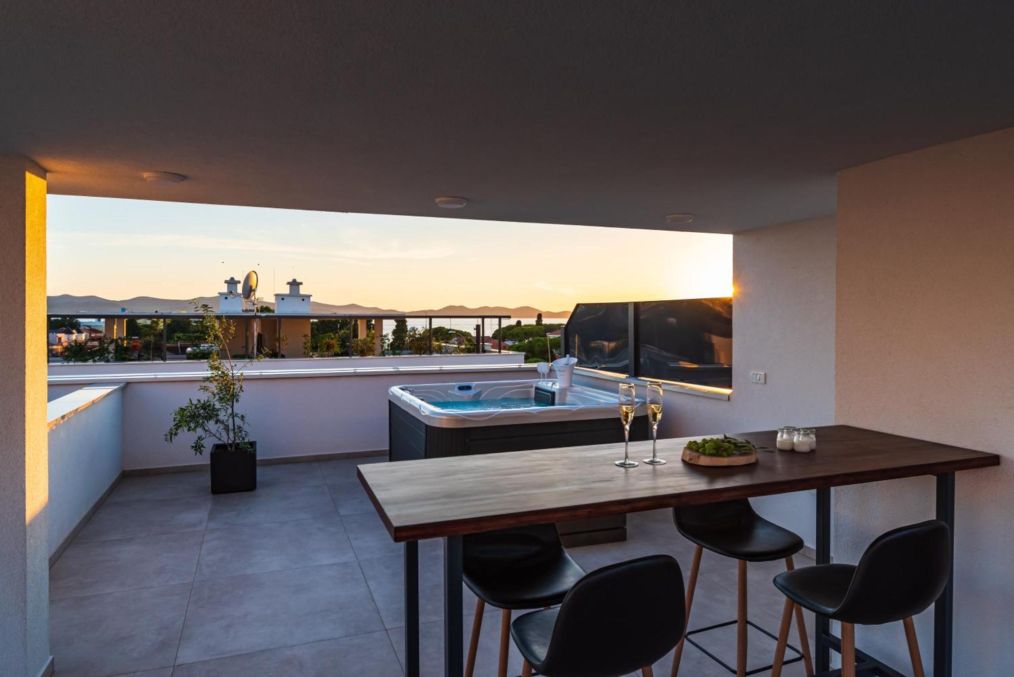 Apartment Dalmo Views Zadar Bagian luar foto